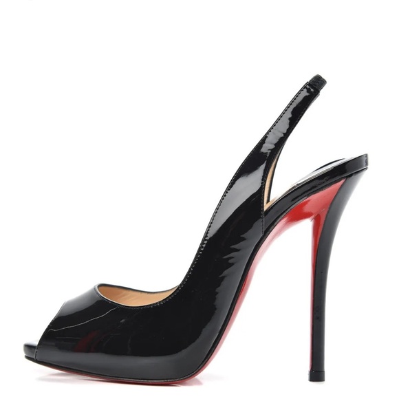 Christian Louboutin No PRIVE 120 Sling Back Heels - Picture 2 of 11